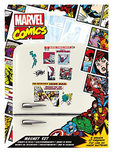 Marvel Comics MS65080 Magnet Kit (Comics), Multi-Colour, 18 x 24 x 0.3 cm