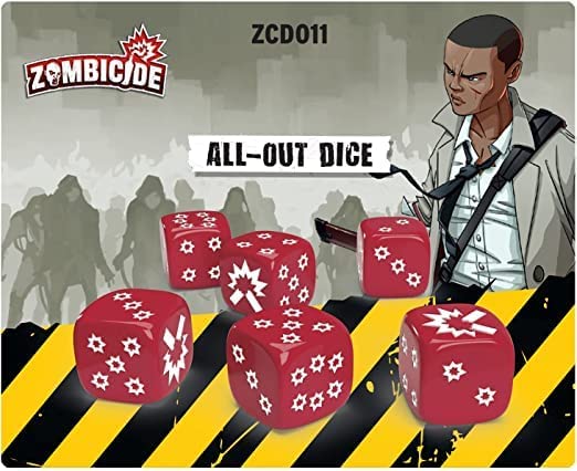 Zombicide 2nd Edition All-Out Dice Pack | Strategie-Brettspiel | Kooperatives Spiel