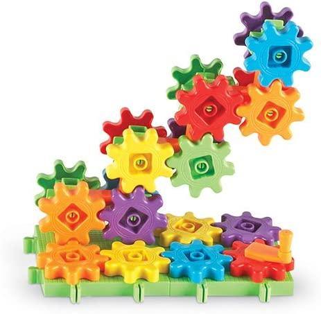 Learning Resources LER9215 Gears Starter Building 60 Piece Set Multicoloured - Yachew