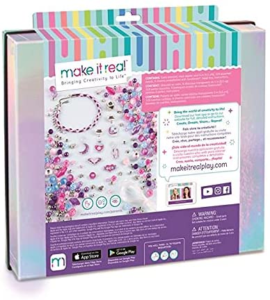 Make It Real 1723 Jewellery Making Sets for Children, Multi-Coloured