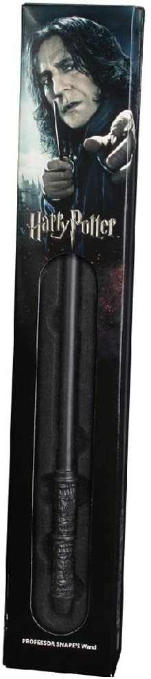 The Noble Collection - Severus Snape Wand In A Standard Windowed Box - 14in (35cm) Wizarding World Wand - Harry Potter Film Set Movie Props Wands