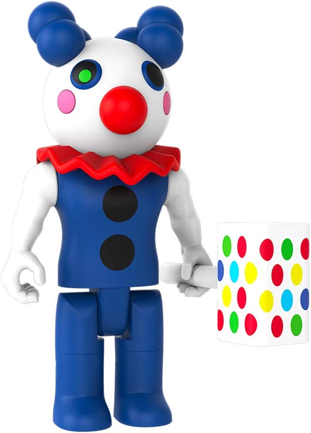 PIGGY Clowny Series 1 3.5" Action Figure (Includes DLC Items)