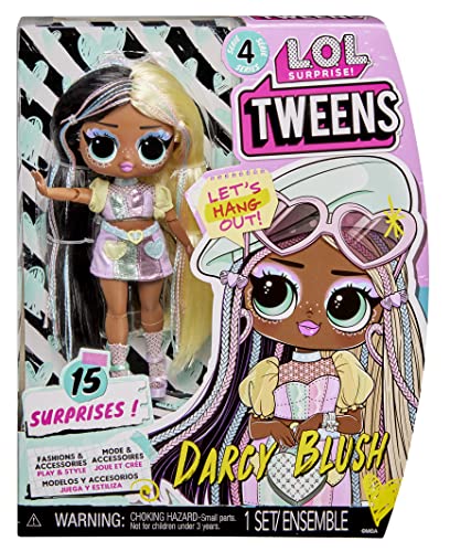 LOL Surprise Tweens Series 4 Fashion Doll - DARCY BLUSH - Unbox 15 Surprises and Fabulous Accessories