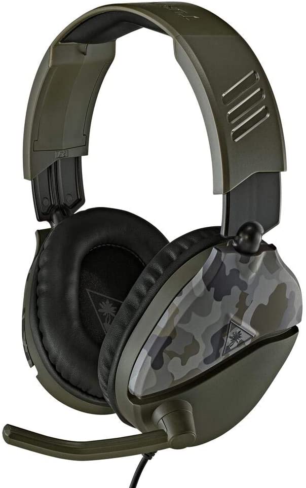 Turtle Beach Recon 70 Camo Green Gaming Headset for Xbox Series X|S, Xbox One, PS5, PS4, Nintendo Switch & PC