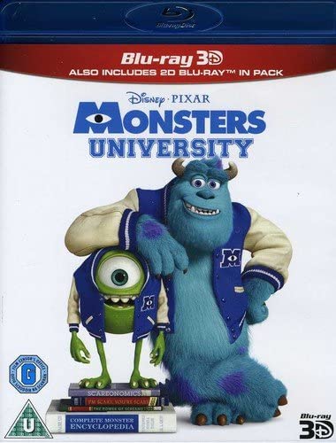 Monsters University (Blu-ray 3D + Blu-ray) [2017] [Region Free]