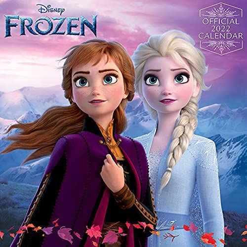 Disney Frozen Calendar 2022 - Month to a View Planner 30cm x 30cm - Official Merchandise
