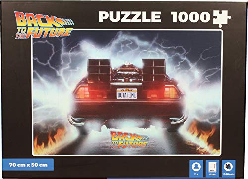 Back To The Future Delorean OUTATIME License Plate 1000 Pc Puzzle