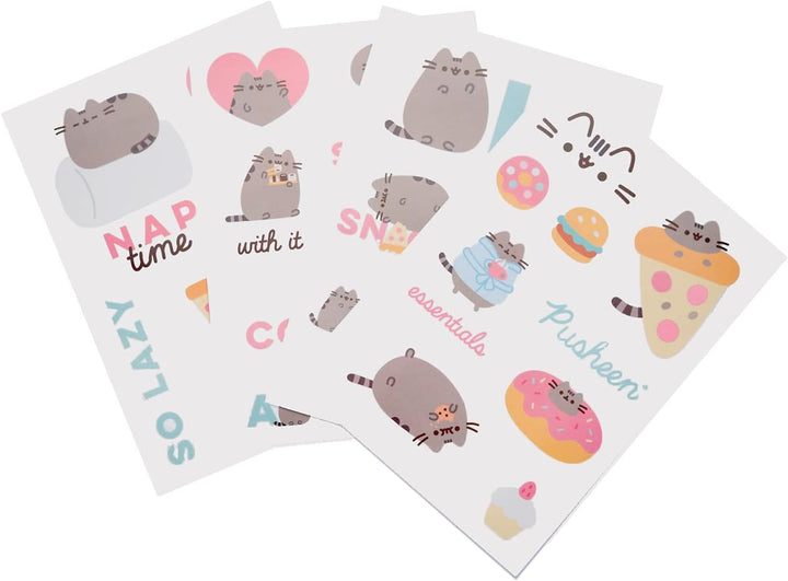 Pusheen Foodie Collection Stickers Gadget Decals - Waterproof and Reusable