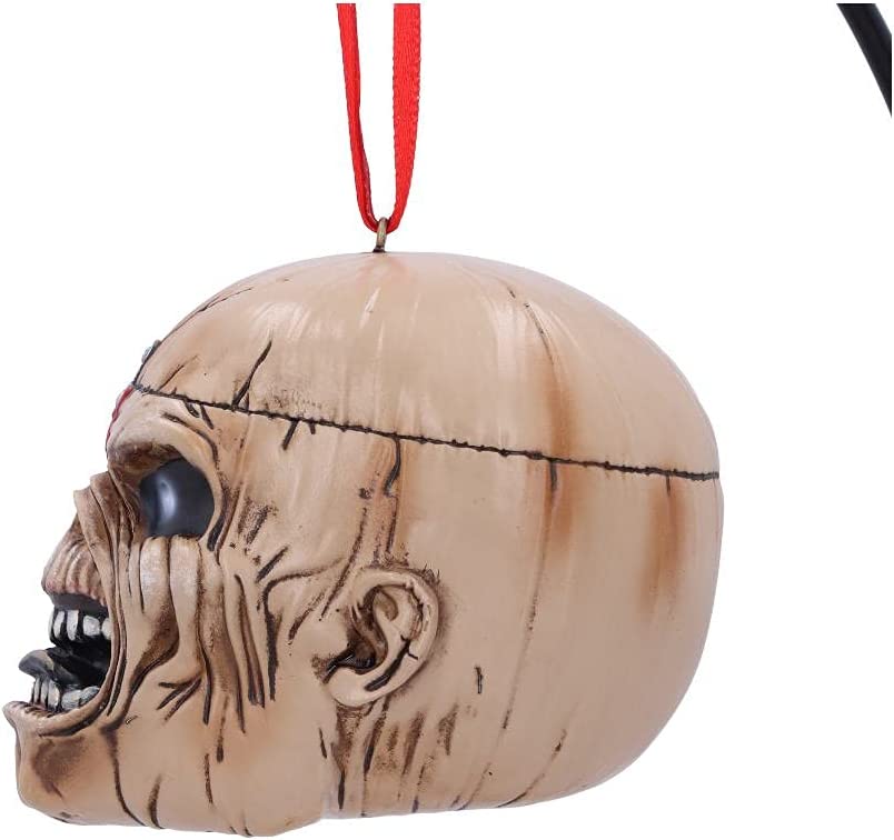 Nemesis Now Iron Maiden Trooper Eddie Hanging Ornament 7.5cm, Beige