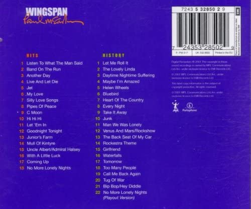 Wingspan: HITS And HISTORY [Audio CD]