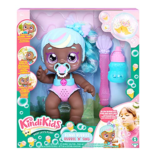 Kindi Kids 50228 Baby Electronic 6.5 inch Doll and 2 Shopkin Accessories