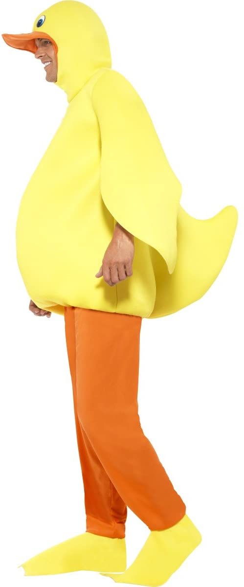 Smiffys Duck Costume, with Bodysuit, Trousers