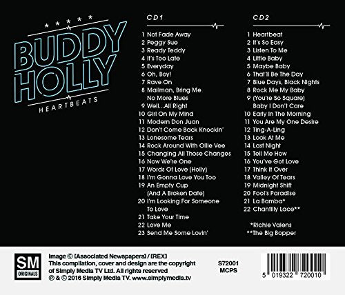 Buddy Holly - Heartbeats - The Original Hit Recordings - Buddy Holly [Audio CD]