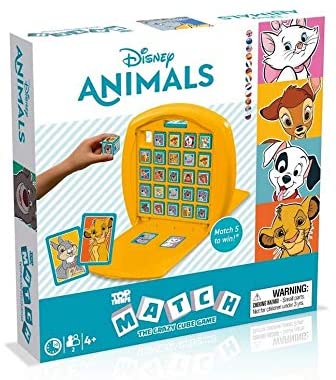 Top Trumps Disney Animals Match Board Game