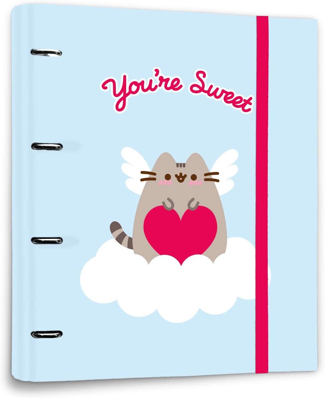 Pusheen 4 Ring Binder | A4 Folders Ring Binder | 10.6 x 12.6 inches