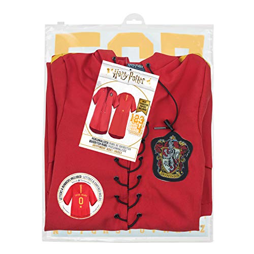 Cinereplicas – Harry Potter – Gryffindor Quidditch-Robe – personalisiert – authentische Größe L