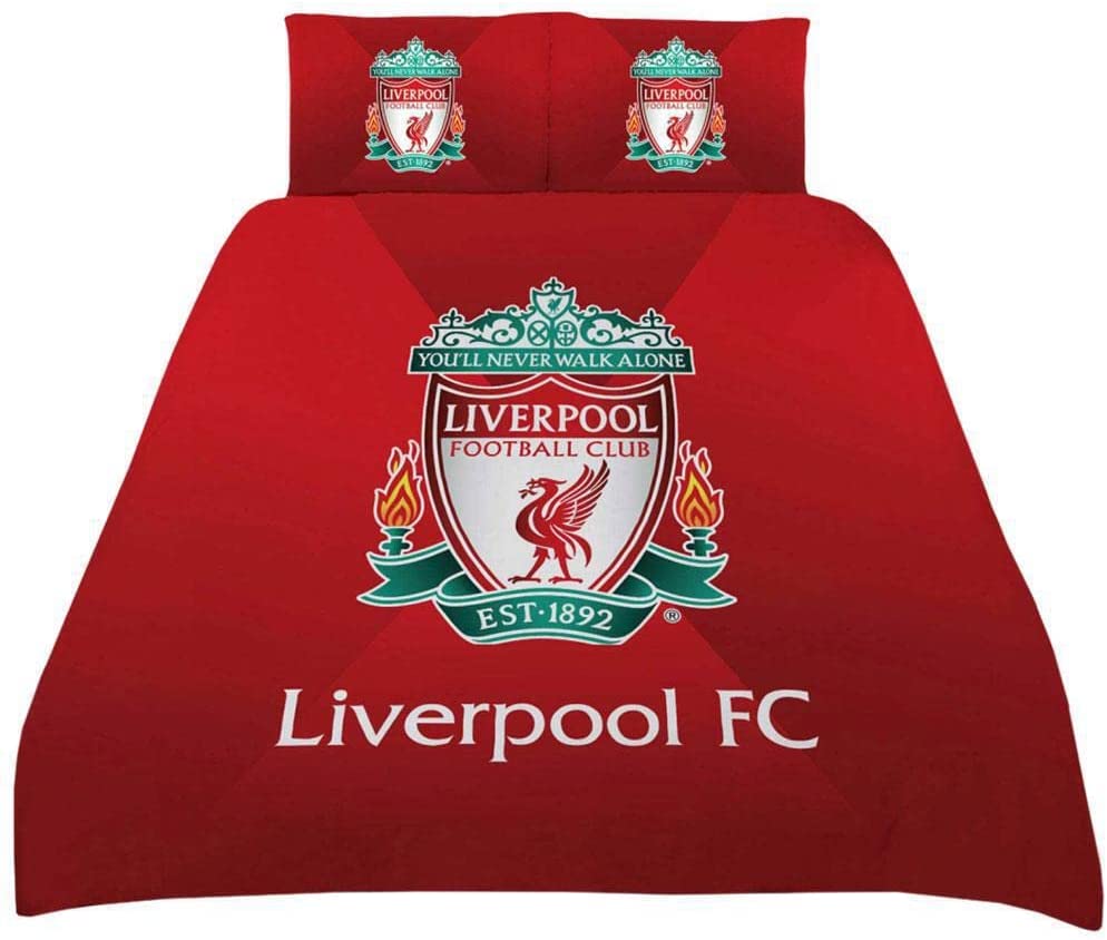 dreamtex Liverpool FC Gradient Double Duvet and Pillow Case Set