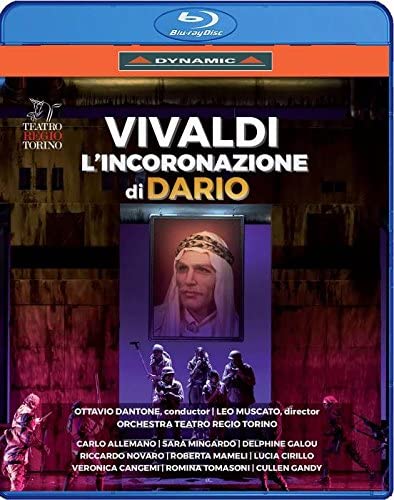 Vivaldi: L'incoronazione di Dario [Carlo Allemano; Sara Mingardo; Delphine Galou; Ottavio Dantone] [Dynamic: 57794] [2017] [Blu-ray]