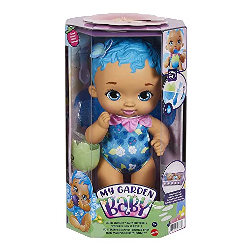 Mattel My Garden Baby Colour Change Berry Hungry Baby Doll – Blueberry