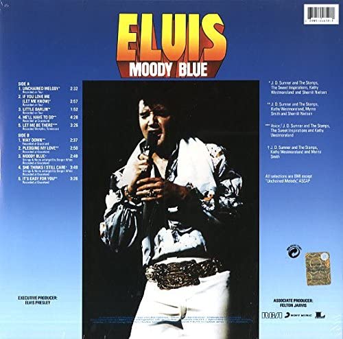 Moody Blue (40th Anniversary Clear - Elvis Presley [Vinyl]