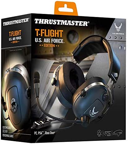 Thrustmaster T.Flight U.S. Air Force Edition - Multiplatform Gaming Headset - PS4/Xbox/PC/Mobile