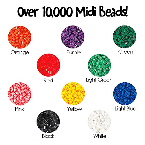 Hama 28178320140 Beads 10,000 Beads in a Bucket - Multicolour