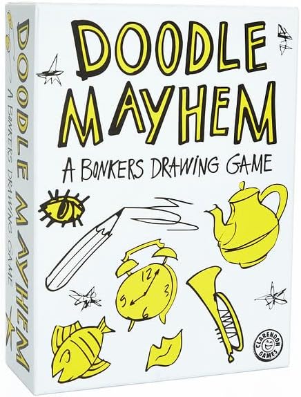 Doodle Mayhem: Ein urkomisches und rasend schnelles Zeichenspiel – Gesellschaftsspiel – Familie