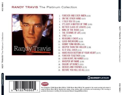 Randy Travis - Randy Travis - The Platinum Collection [International Release] [Audio CD]