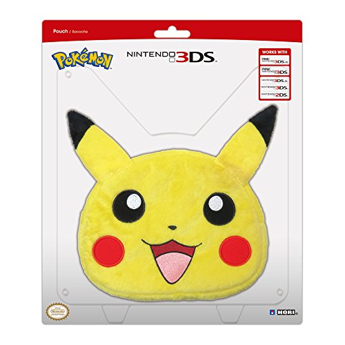 Hori Pikachu Plush Pouch - Case for Nintendo 3DS