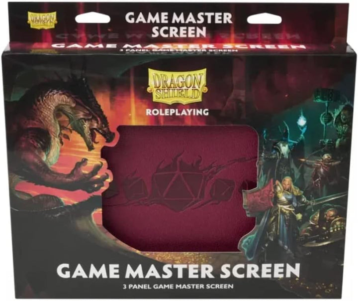 Dragon Shield Game Master Screen Blood Red