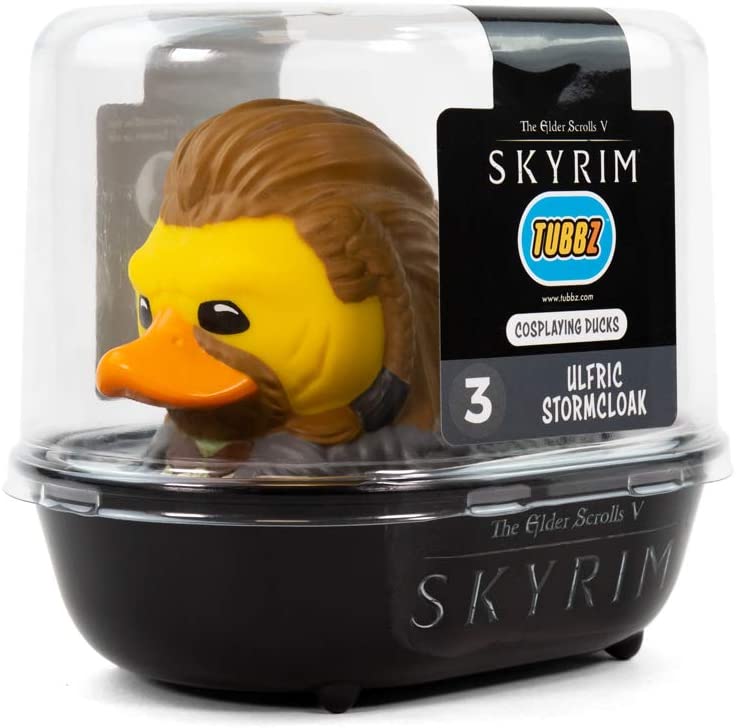 TUBBZ Skyrim Ulfric Stormcloak Collectible Rubber Duck Figurine – Official Skyrim Merchandise – Unique Limited Edition Collectors Vinyl Gift