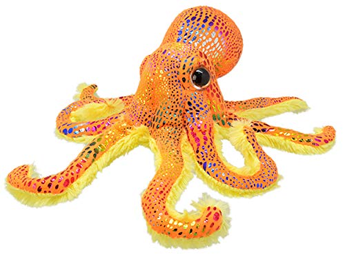 Wild Planet 25 cm Classic Octopus Plush Toy (Multi-Colour)