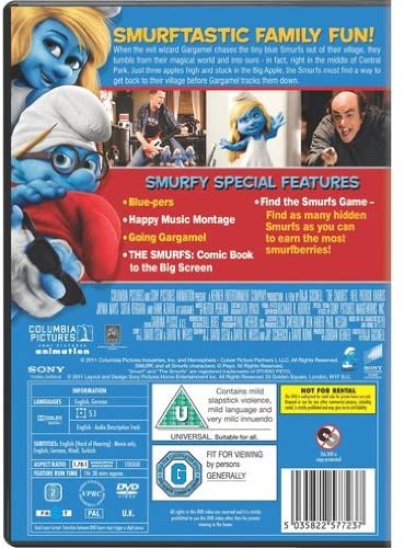 The Smurfs [2011] - Family/Comedy [DVD]