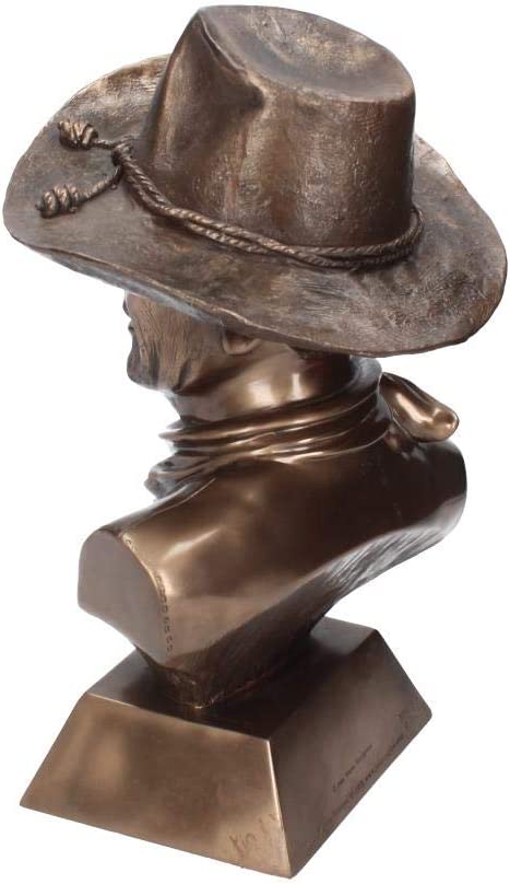 Nemesis Now John Wayne Bust Figurine 40cm Bronze, Resin