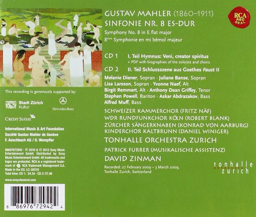 Mahler: Symphony No. 8 - Zinman, David [Audio CD]