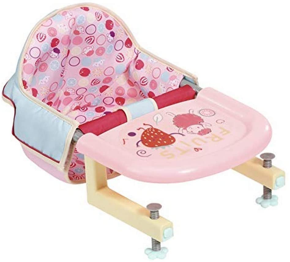 Zapf Creation Baby Annabell Lunch Time Feeding Chair for 43 cm Doll Adorned with Cute Food Motifs