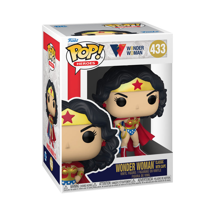 Heroes Wonder Woman Classic With Cape Funko 55008 Pop! Vinyl #433