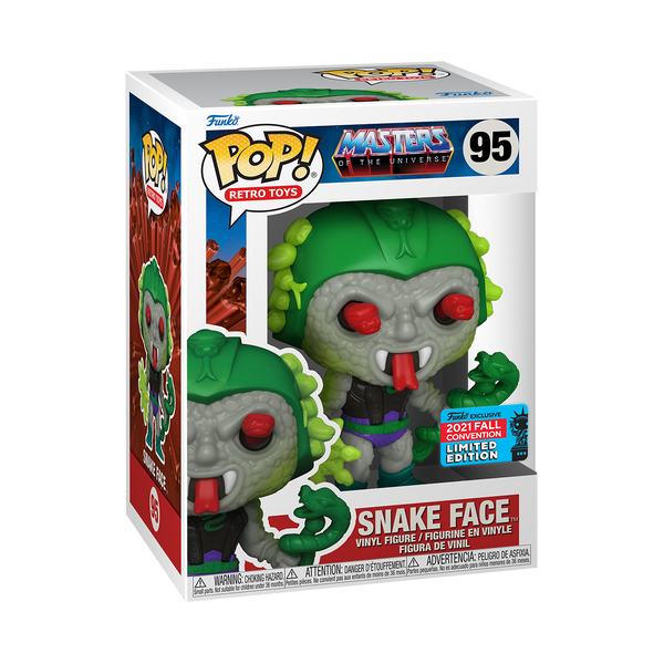 Master of The Universe Snake Face Exclusive Funko 58610 Pop Vinyl #95