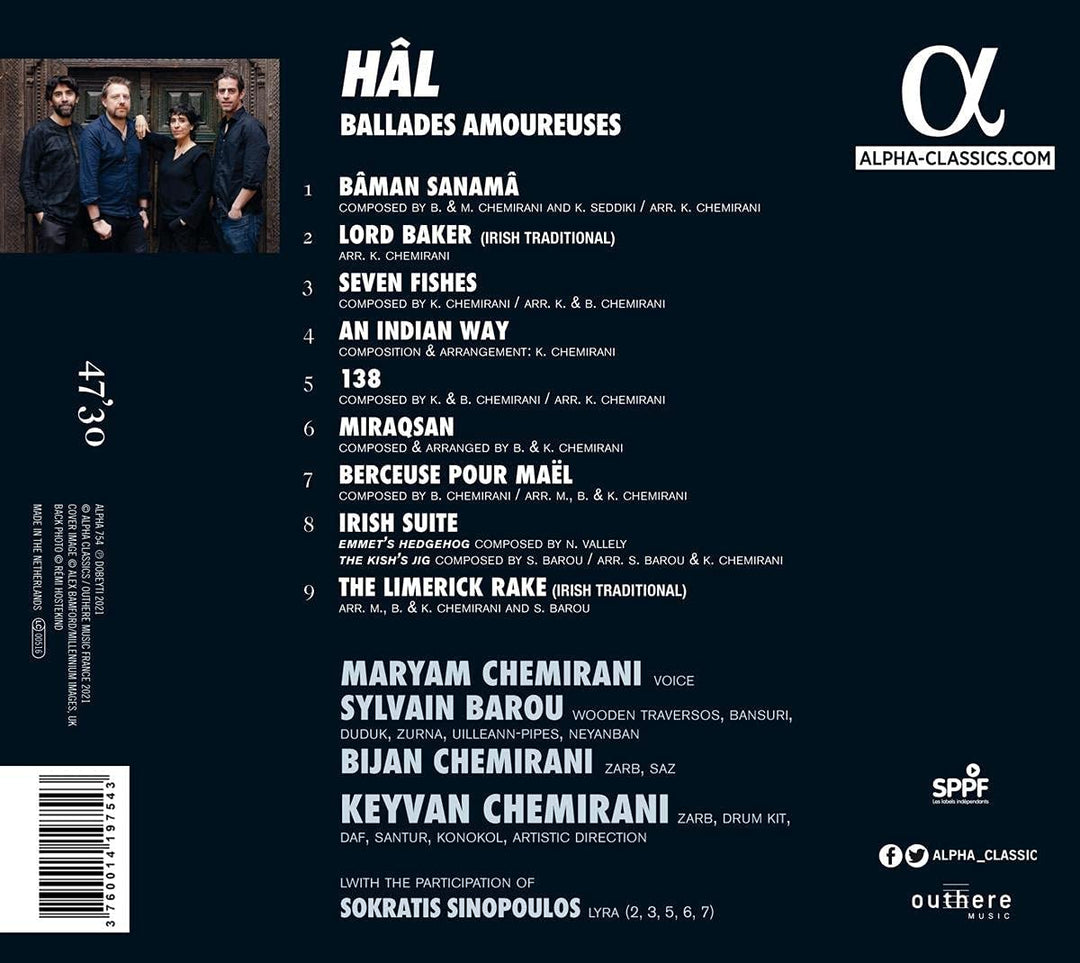 Keyvan Chemirani - Hâl. Ballades amoureuses [Audio CD]