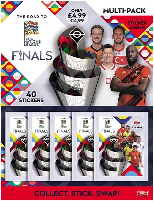 Topps Road to UEFA Nations League Finals Aufkleberkollektion 2022 – Multipack – I