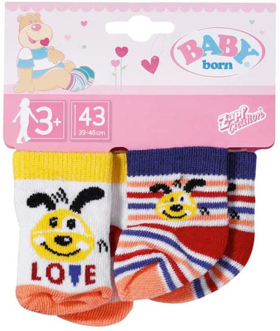 Baby Born 831755 Assorted 43cm Set of 2-for Toddlers 3 Years & Up-Easy for Small