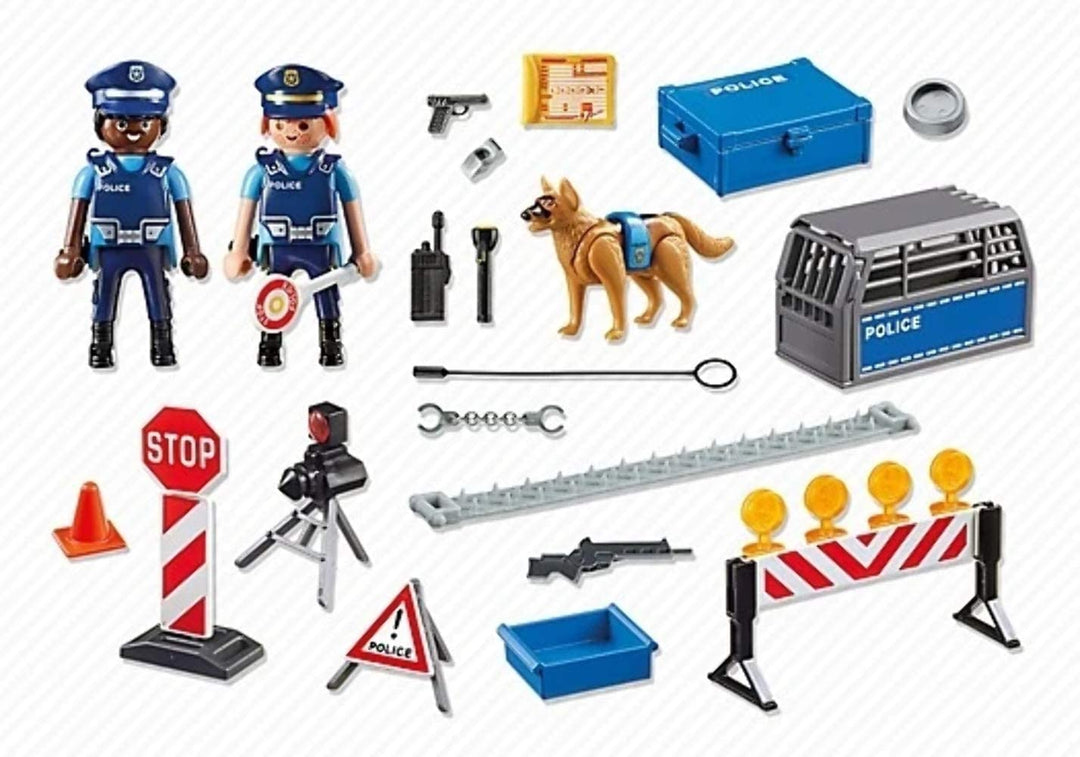 Playmobil 6924 City Action Police Roadblock, Multi