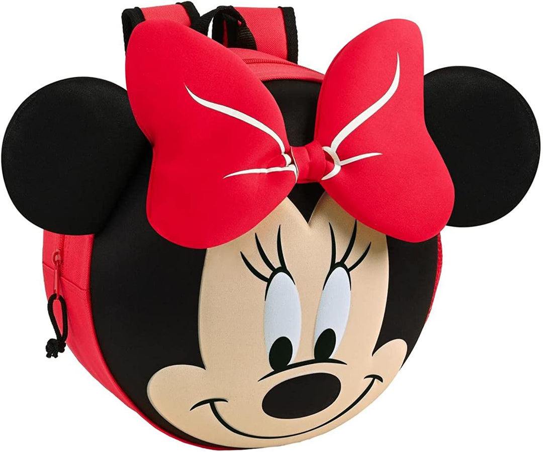 Safta - (642262358) Round Backpack 3d Round Minnie Mouse Backpack