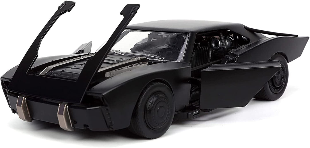 Jada 253215010 Batmobile Car Metal, Black/White