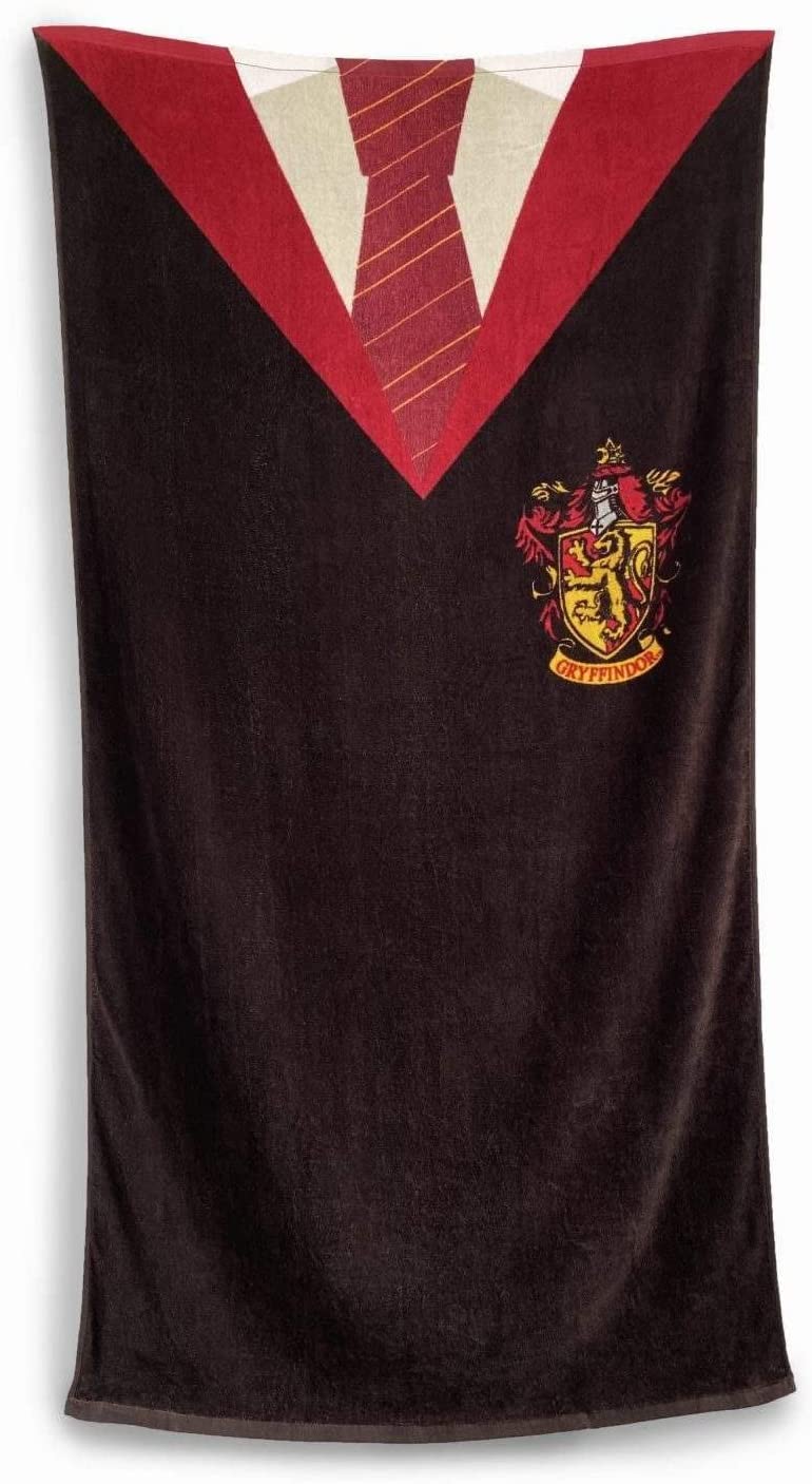 Groovy Gryffindor Gown Harry Potter Towel 75cm x 150cm, One Size