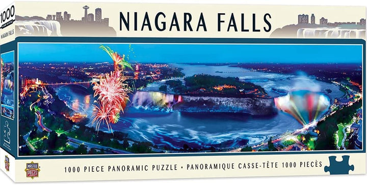 Masterpieces Puzzle Co American Vistas - Niagara Falls 1000 Piece Panoramic Jigs