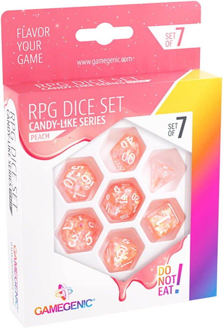 Candy-Like Series RPG Dice Set | Set of 7 Dice in a Variety of Sizes Designed for Roleplaying Games