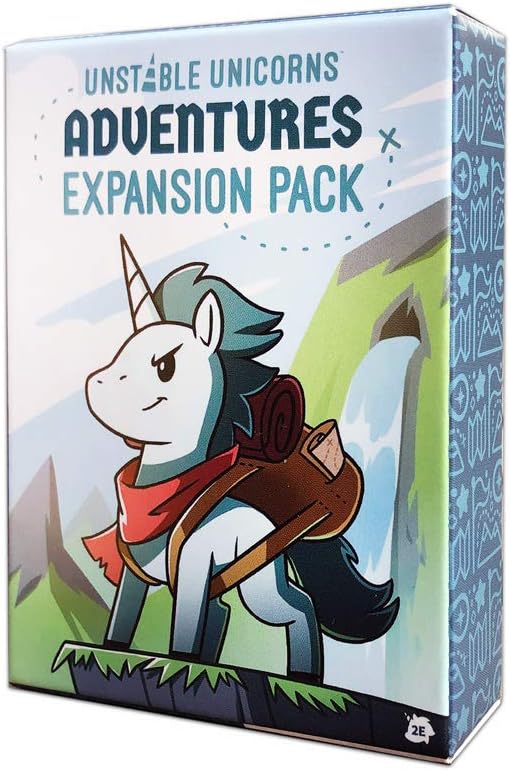 TeeTurtle | Unstable Unicorns Adventures Expansion Pack | Card Game | Ages 14+ |