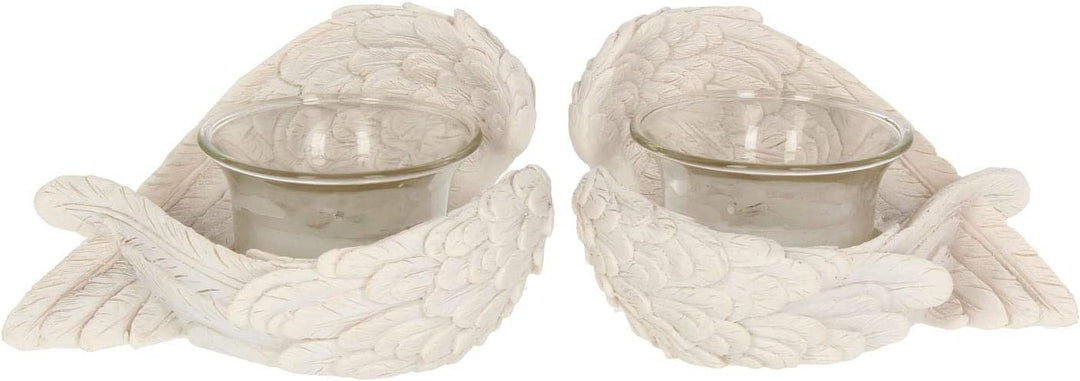 Nemesis Now Angel Wings Tealights 8cm Set of 2