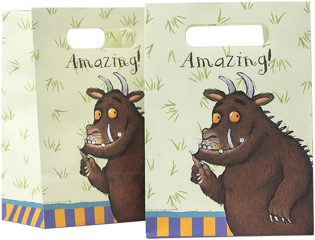Smiffys 51574 Officially Licensed The Gruffalo Tableware Party Bags x8, Unisex C